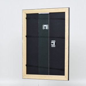 Glad houten lijst Profiel 94 zwart 14,8x21 cm antireflecterend glas