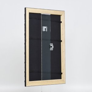 Glad houten lijst Profiel 94 zwart 14,8x21 cm antireflecterend glas