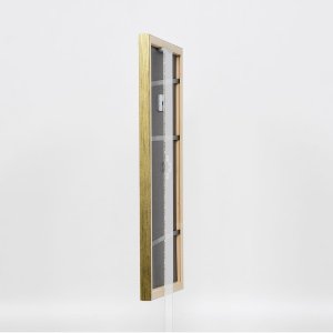 Effect houten lijst profiel 2070 anti-reflecterend glas 14,8x21 cm goud