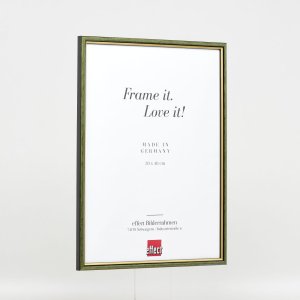 Effect houten lijst profiel 23 groen 15x20 cm Anti-reflecterend glas