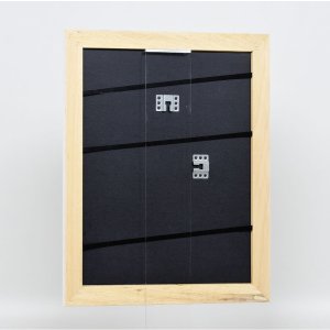 Effectief massief houten lijst Profiel 30 wit 15x20 cm Museum glas