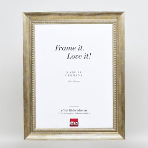 Effect massief houten lijst profiel 28 goud 15x20 cm Museum glas