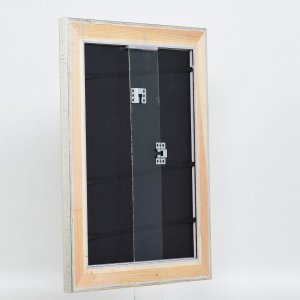 Effect houten lijst profiel 95 zilver 15x20 cm Normaal glas