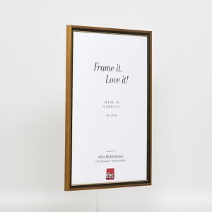 Effect houten lijst profiel 22 bruin-goud 18x24 cm Anti-reflecterend glas