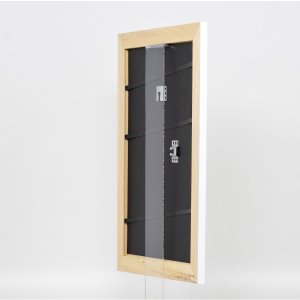 Effectief massief houten lijst Profiel 30 wit 18x24 cm Helder glas