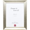 Effect houten lijst profiel 95 zilver 18x24 cm anti-reflecterend glas