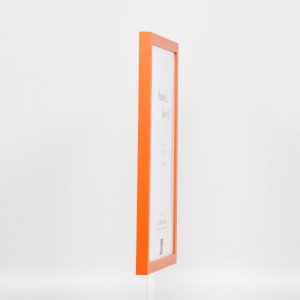 Houten lijst Top Cube 18x27 cm oranje Antireflex glas