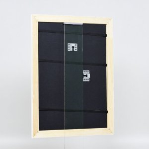 Effect houten baroklijst Profiel 37 wit 18x27 cm Museumglas