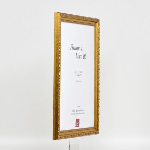 Effect houten barokke lijst Profiel 37 antiek goud 18x32 cm Museumglas