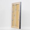 Effect massief houten lijst profiel 28 zilver 18x32 cm Helder glas