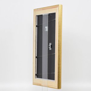 Effect houten lijst profiel 95 goud 18x32 cm normaal glas