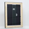 Effect houten lijst profiel 95 zwart 18x32 cm normaal glas