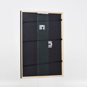 Effect houten lijst profiel 23 rood 20x20 cm Anti-reflecterend glas