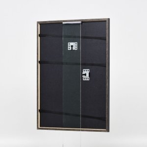 Effect houten lijst profiel 23 blauw 20x28 cm Anti-reflecterend glas