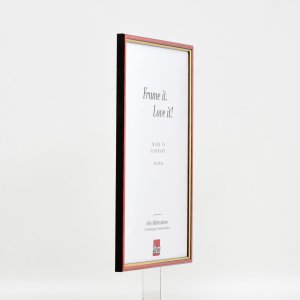 Effect houten lijst profiel 23 rood 21x29,7 cm Anti-reflecterend glas