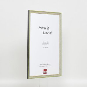 Effect massief houten lijst Profiel 25 groen 21x29,7 cm Anti-reflecterend glas