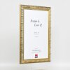 Effect houten lijst profiel 94 goud 21x29,7 cm normaal glas