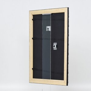 Effect houten lijst profiel 94 zwart 21x29,7 cm normaal glas