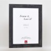 Effect Massief houten fotolijst 2240 zwart 21x29,7 cm Museum glas