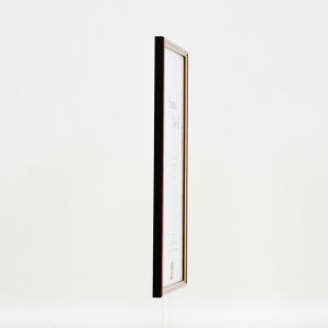 Effect houten lijst profiel 23 rood 23x70 cm Anti-reflecterend glas