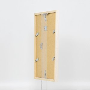 Effect houten lijst profiel 33 wit 23x70 cm anti-reflexglas