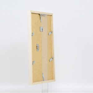 Effect houten lijst profiel 33 wit 23x70 cm anti-reflexglas