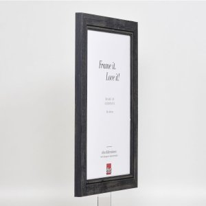 Effect Massief houten fotolijst 2240 zwart 23x70 cm Normaal glas