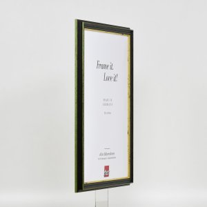 Effect houten lijst profiel 21 groen 23x70 cm Museum glas