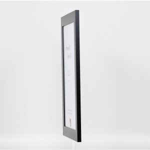 Effectief massief houten lijst Profiel 30 zwart 23x70 cm Museum glas