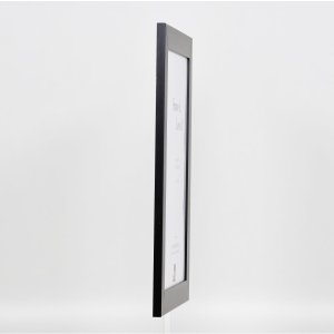 Effectief massief houten lijst Profiel 30 zwart 23x70 cm Museum glas