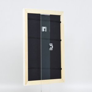 Effect houten baroklijst Profiel 37 wit 23x70 cm Museumglas