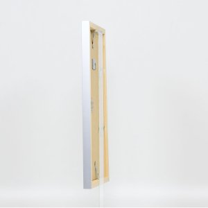 Houten lijst Top Cube 25x50 cm zilverkleurig anti-reflexglas