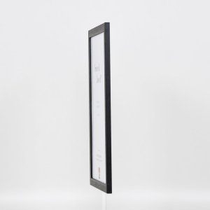 Effect houten lijst profiel 2210 zwart 25x50 cm museum glas