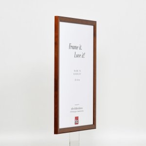 Effect houten lijst profiel 89 donkerbruin 25x60 cm normaal glas