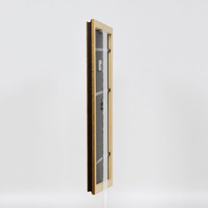 Effect houten lijst profiel 21 notenbruin 25x60 cm Normaal glas