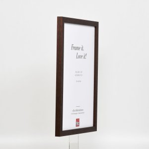 Effect houten lijst profiel 33 wengé 25x60 cm normaal glas