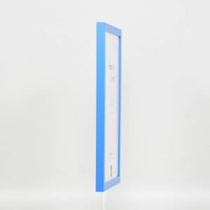 Houten lijst Top Cube 25x60 cm blauw anti-reflex glas