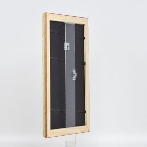 Effect houten barok lijst profiel 37 antiek zilver 25x60 cm museumglas