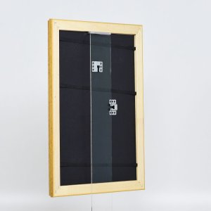 Effect houten baroklijst Profiel 37 antiek goud 25x80 cm Museumglas