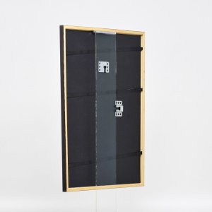 Effect houten lijst profiel 23 lichtbruin 27x48 cm Anti-reflecterend glas