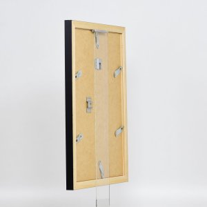 Gladde houten lijst Top n zwart 27x48 cm antireflecterend glas