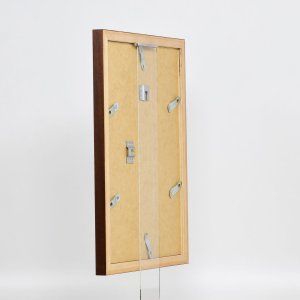 Gladde houten lijst Top n palissander 27x48 cm antireflecterend glas