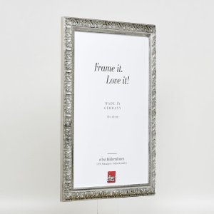 Effect houten lijst profiel 94 zilver 27x48 cm anti-reflecterend glas