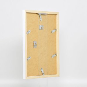 Houten lijst Top Cube 29,7x42 cm wit normaal glas