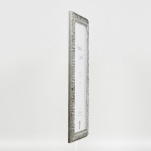 Effect houten lijst profiel 94 zilver 29,7x42 cm anti-reflecterend glas