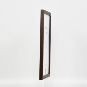 Effect houten lijst profiel 33 wengé 30,5x91,5 cm anti-reflexglas