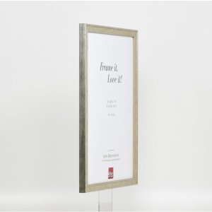 Effect houten lijst profiel 2070 acrylglas 30,5x91,5 cm zilver