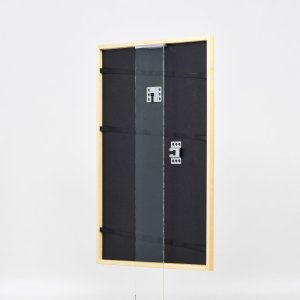 Effect massief houten lijst profiel 20 wit 35x50 cm Anti-reflecterend glas