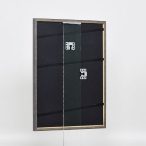 Effect massief houten lijst Profiel 25 grijs 40x40 cm Museum glas