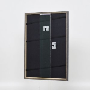 Effect massief houten lijst Profiel 25 grijs 40x50 cm Anti-reflecterend glas